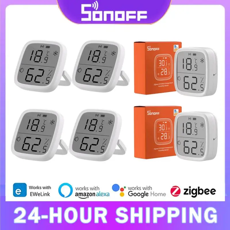 SONOFF SNZB-02D/SNZB-02P Zigbee Smart Temperature Humidity Sensor For ZBBrige-P EWeLink Alexa Google Home Assistant Alice