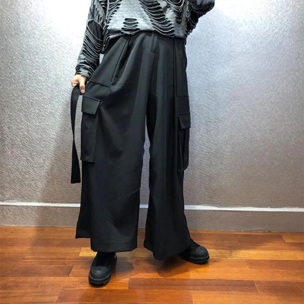 XS-5XL Summer New Men's Straight Leg Pants Unisex American Retro Fashion Trendy Street Loose Casual Breathable Men's Bottoms