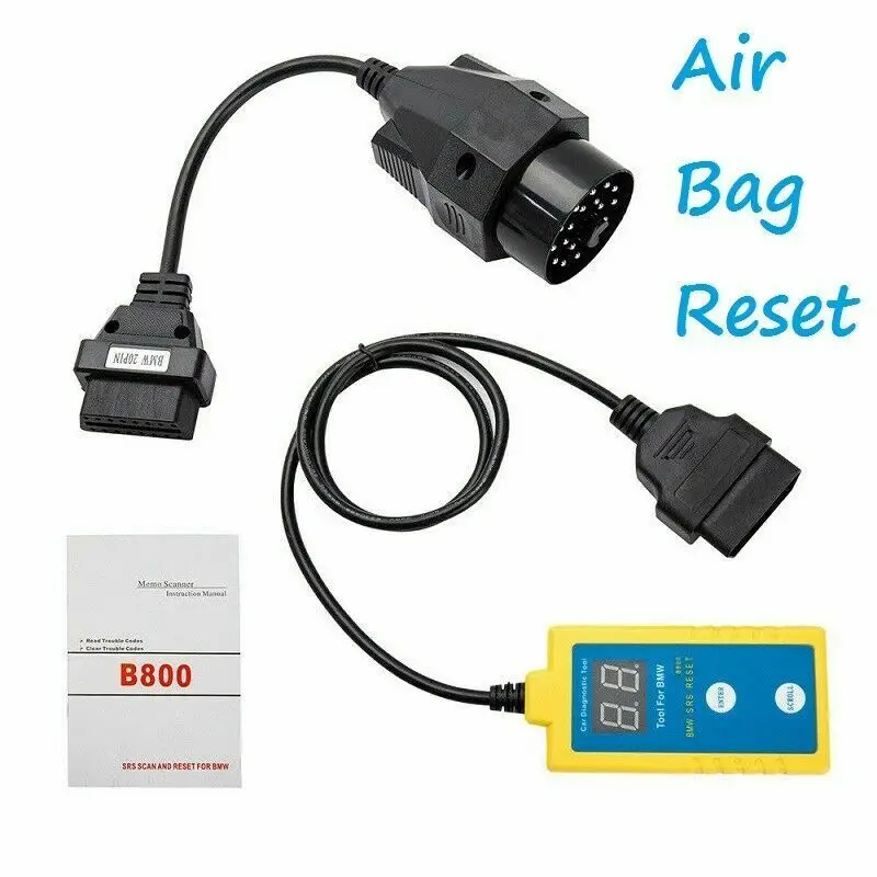 1pc Car Airbag Reset Tool Scanner Code Reader B800 Brand New Durable For BMW E36 E34 E38 E39 E46 Z3 Z4 X5 Car Accessories