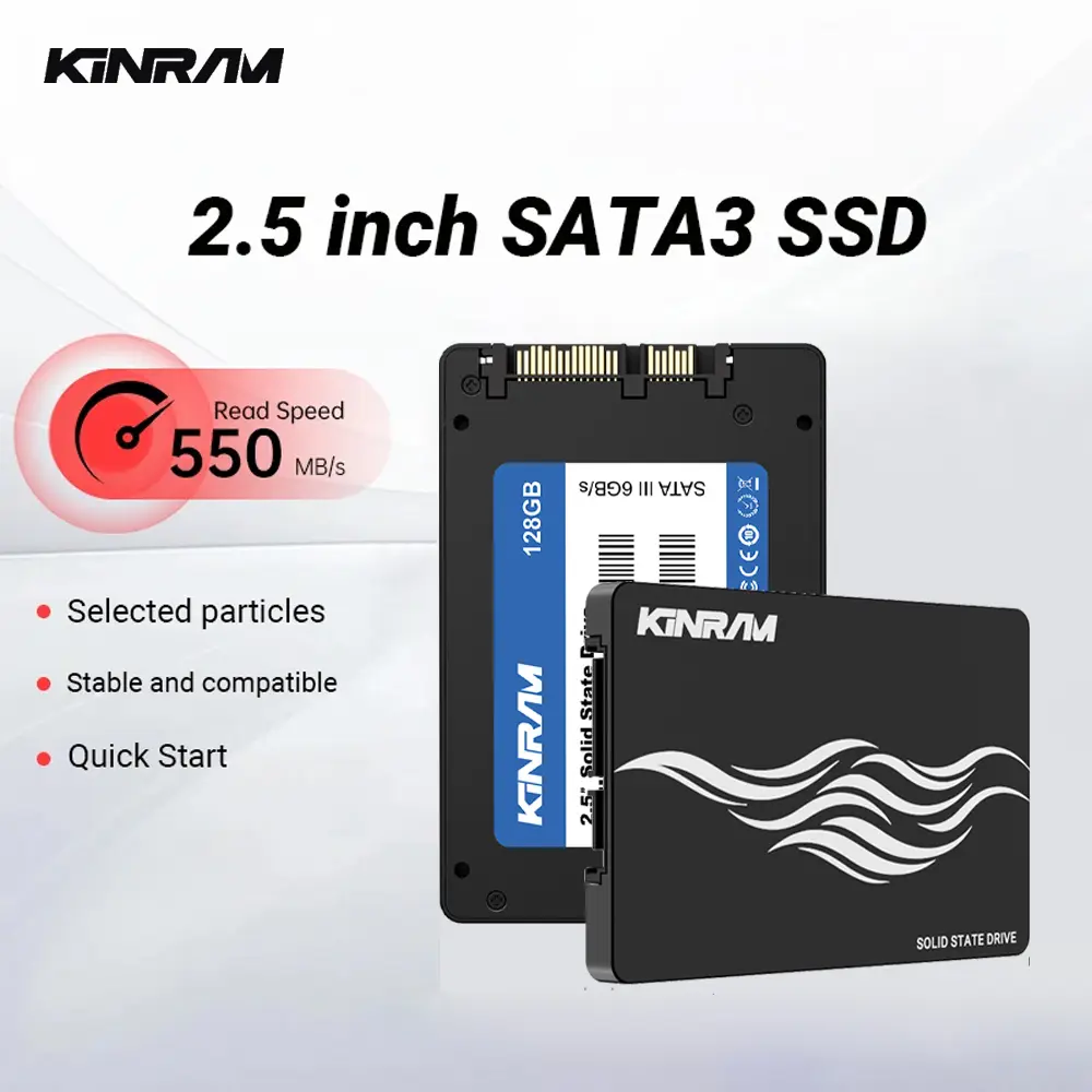 כונן SSD פנימי KinRam 2.5 אינץ' SATA III