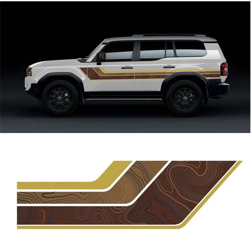 

Car Stickers Appearance modification customized Fashion sports Vinyl decals For Toyota Land Cruiser Prado lc250