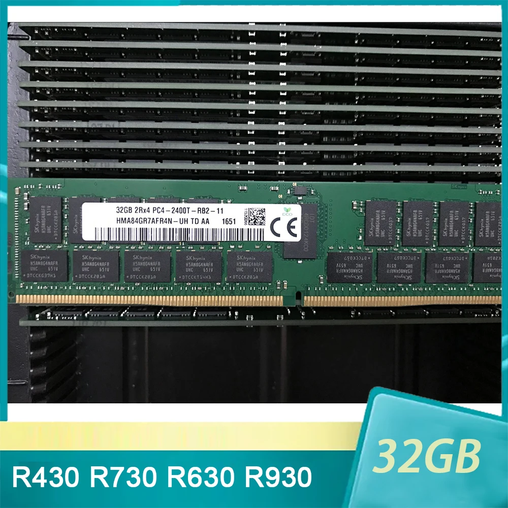 R430 R730 R630 R930 32GB DDR4 PC4-2400T RDIMM RAM Server Memory