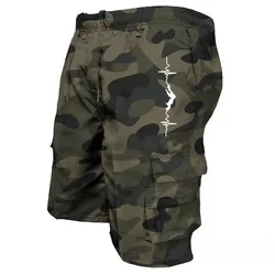 Summer New Five-point Shorts Men's Fashion Casual Trend Loose Comfortable Multi-pocket Cargo Pants Sports Outdoor Short Pants