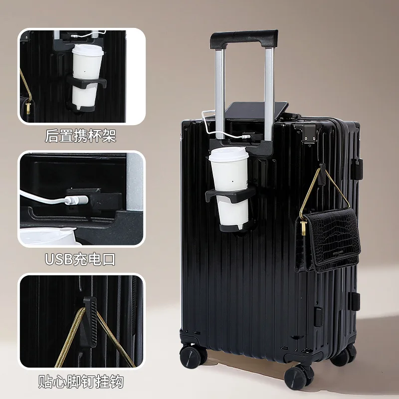 Trolley case 2023 new travel case universal wheel sturdy and durable password box