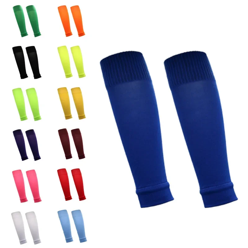 1 par de protectores deportivos para piernas, calcetines para pantorrillas, calcetines de compresión y protectores de piernas, calcetas deportivas antideslizantes, calcetines para hombre