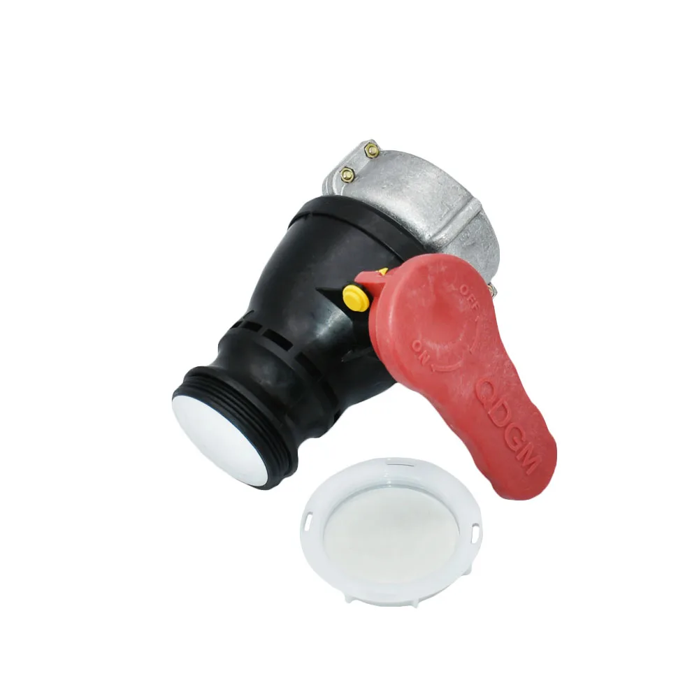 1000L Ton Barrel Valve Fitting 75mm to S60x6mm IBC Tank Adapter Tap Coupling For Agricultural Bucket