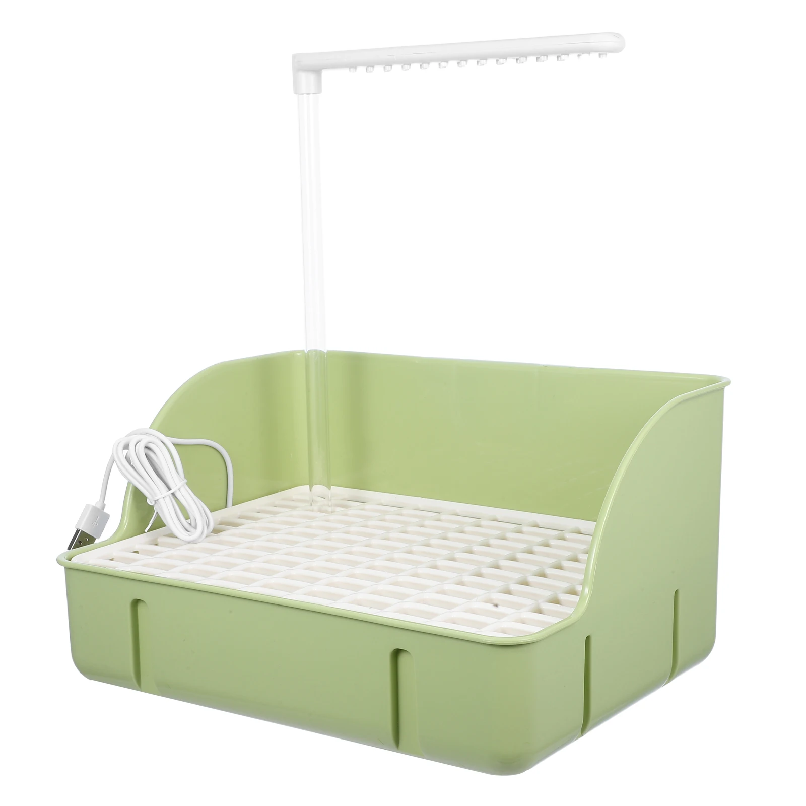 

Automatic Tub Compact Circulating Water Shower For Parrot Pet Indoor Bathing Space Saving Easy Clean Interactive Pet Bath Tub