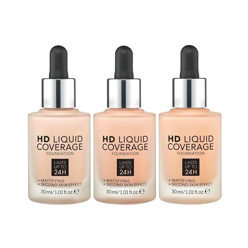 German 24 Hour Eyedropper Long-lasting Concealer Liquid Foundation for Permanent Makeup HD Foundation Cream Wholesale