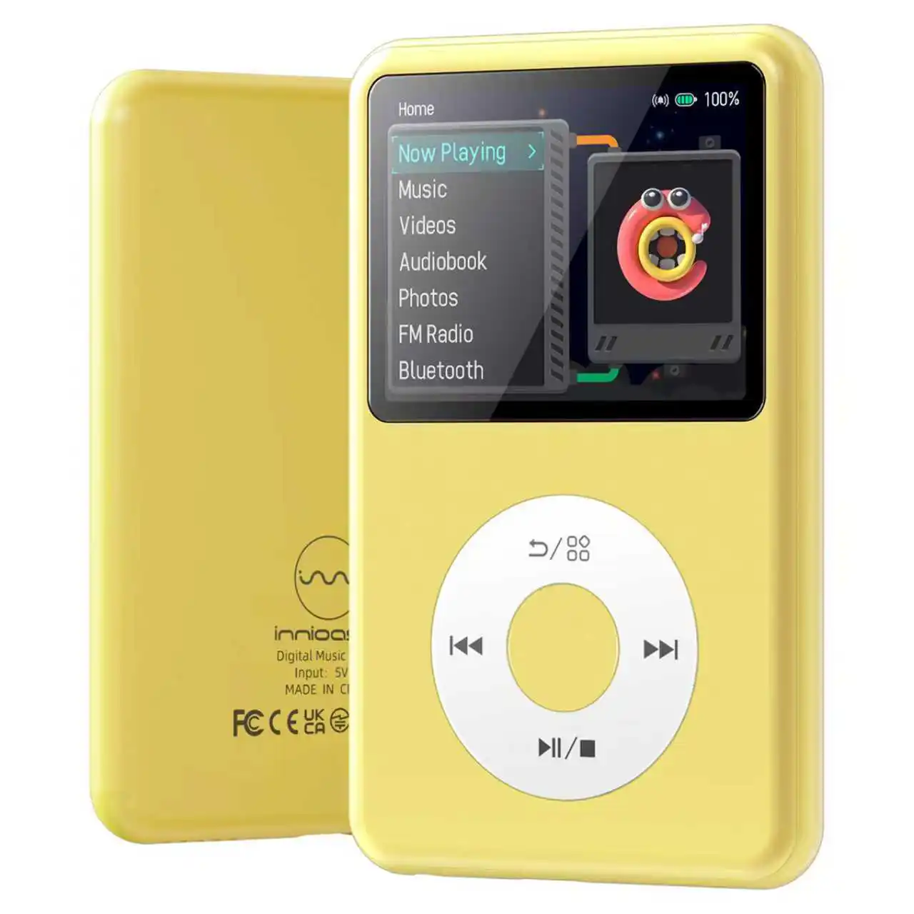ポータブルプレーヤー iPod INNIOASIS ポータブル MP3 プレーヤー Bluetooth、デジタル HiFi