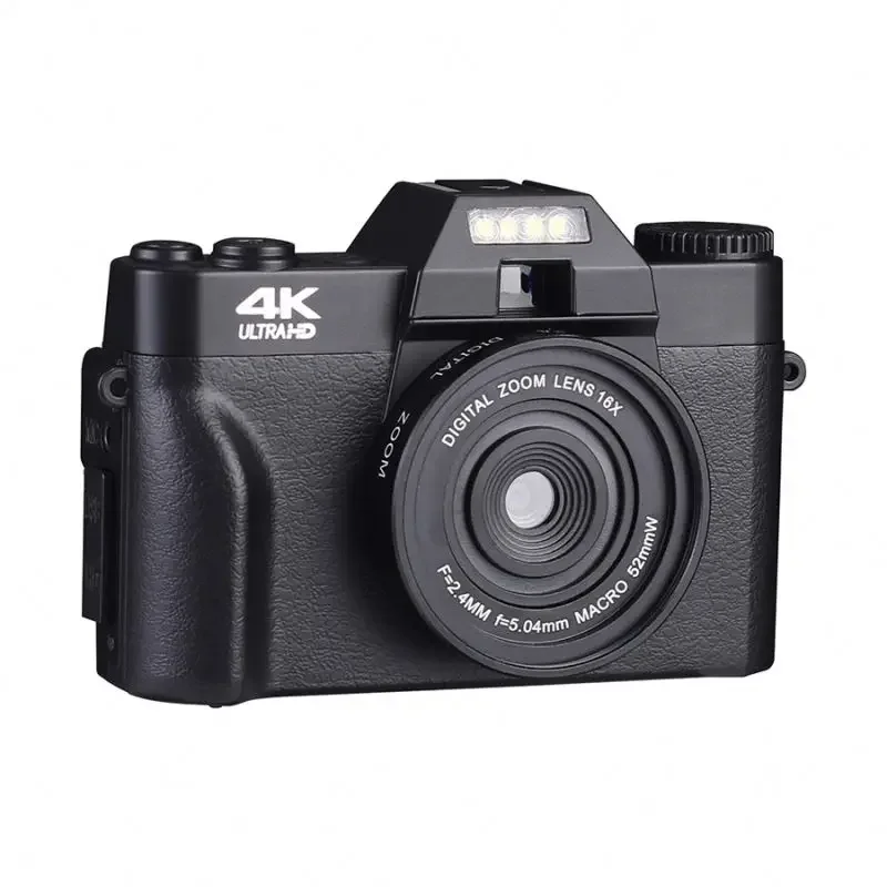 Custom Made 18X Zoom Video Cameras 4K 48 Mega Pixels Professional Digital Selfie Instant Camera