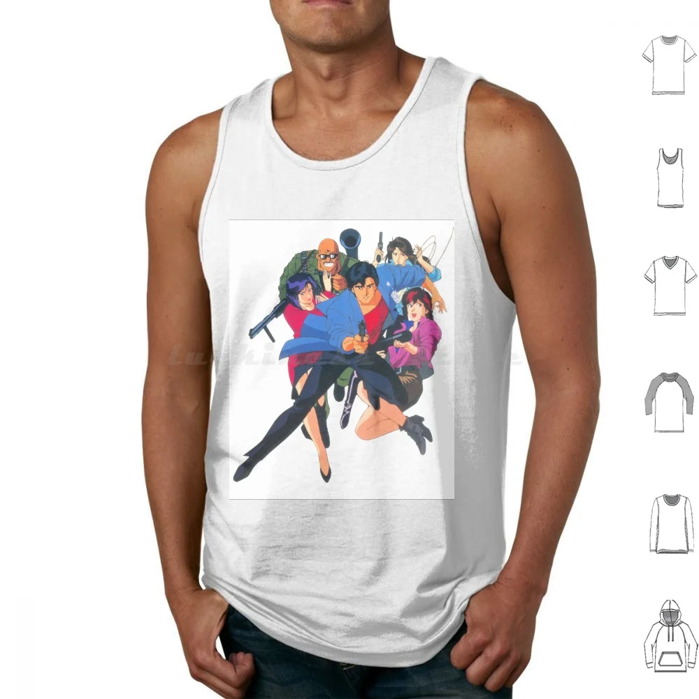 Nicky Larson Tank Tops Print Cotton Nicky Larson