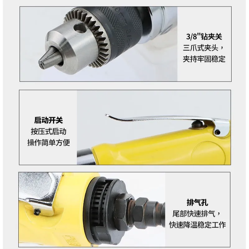 Capping Machine Packaging Equipment Handheld Pneumatic Capper Adjustable Speed Powerful Bottle Cap Locking Tool for Round Bottle