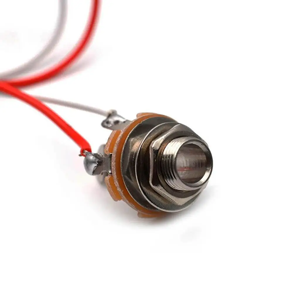Precision Bass Electronics Harness Prewired 1V1T 250K Pots Set with Jack and 3 Way Toggle Switch for Clean Upgrade