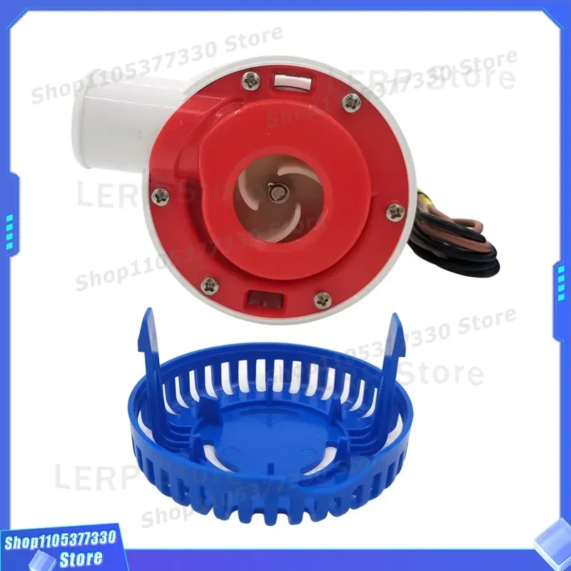 1500GPH Marine Bilge Pump 12V 24V DC Submersible Water Pump for Yacht Boat RV Sewage Drainage Large Flow Automatic Switch DC