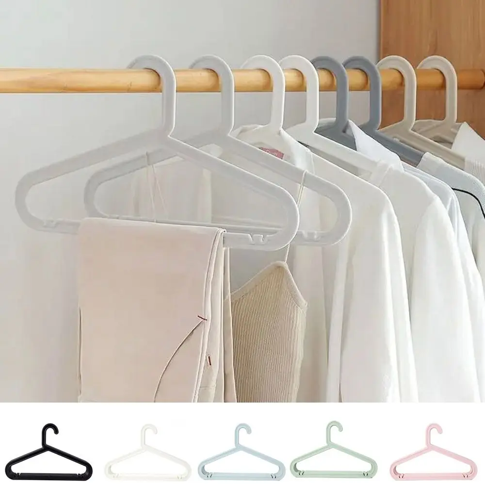 

10Pcs Plastic Children Coats Storage Hanger Nordic Style Non-Slip Clothes Drying Rack Traceless Clothes Display Hangers Closet