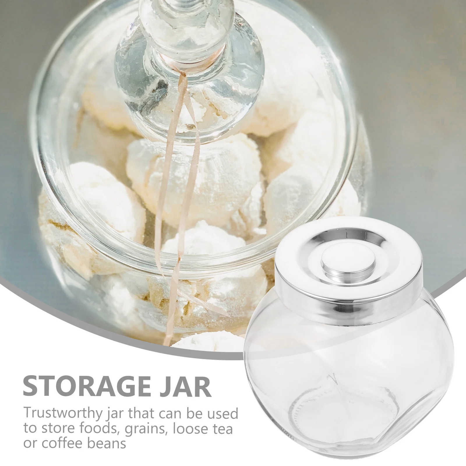 

10Pcs Glass Candy Jars Mini Clear Storage Containers Airtight Tea Herb Jam Spice Holder Kitchen Grains Snack Holder