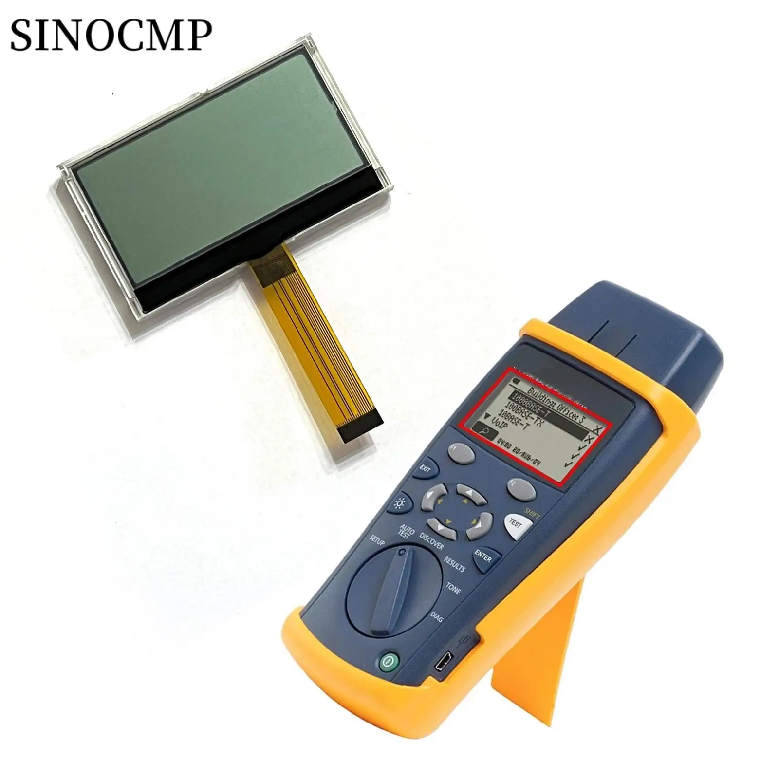 

ЖК-экран 754082022602 для Fluke CIQ-100 Qualification Tester, медная замена ЖК-дисплея, запасные части для ремонта