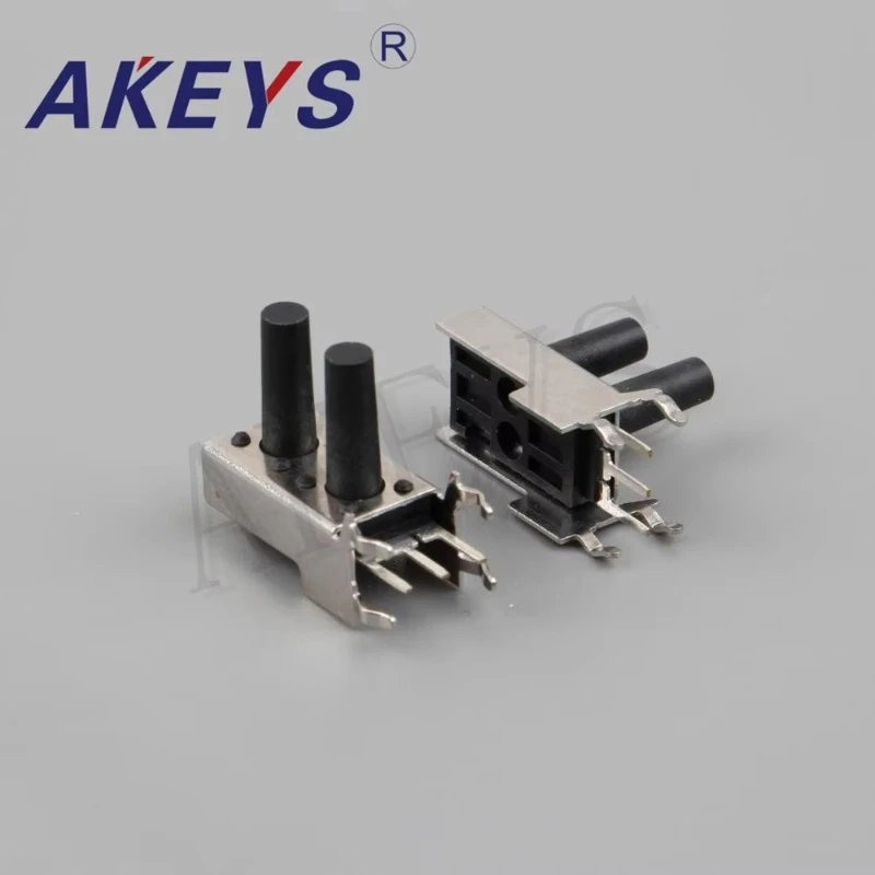 TS-D021 6*6 Double stents tact switch 3 pin light touch switch with bracket