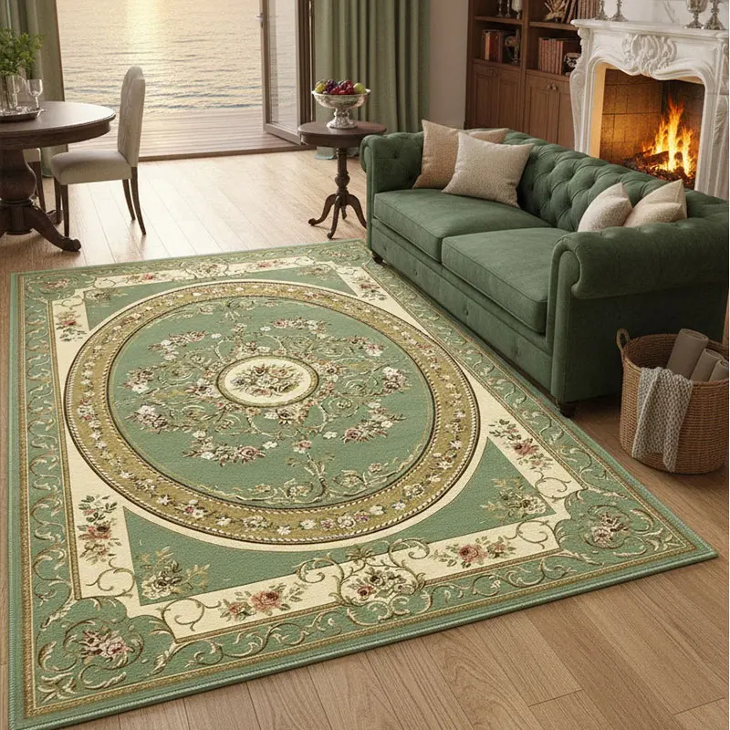 Persian Palace Pattern Area Rug Living Room Carpet Luxury Floral Design Soft Durable Home Decor Retro Luxury Multiple Styles view 5