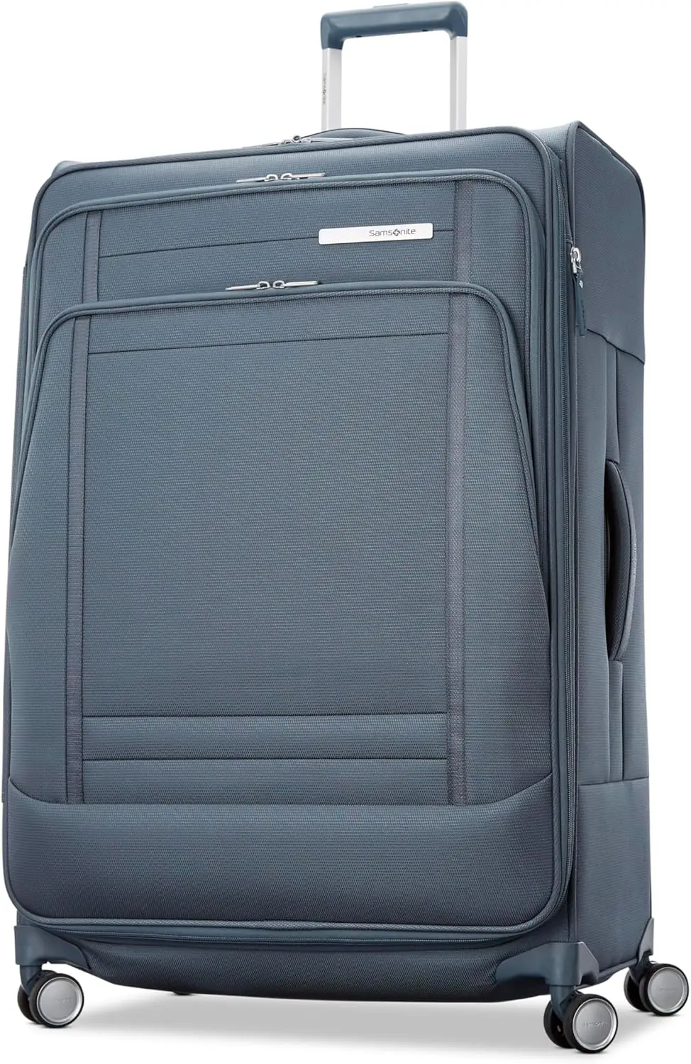 

Lightweight Large Checked Softside Luggage with Spinner Wheels - Expandable - Airline-Approved, Polyester Soft Suitcase