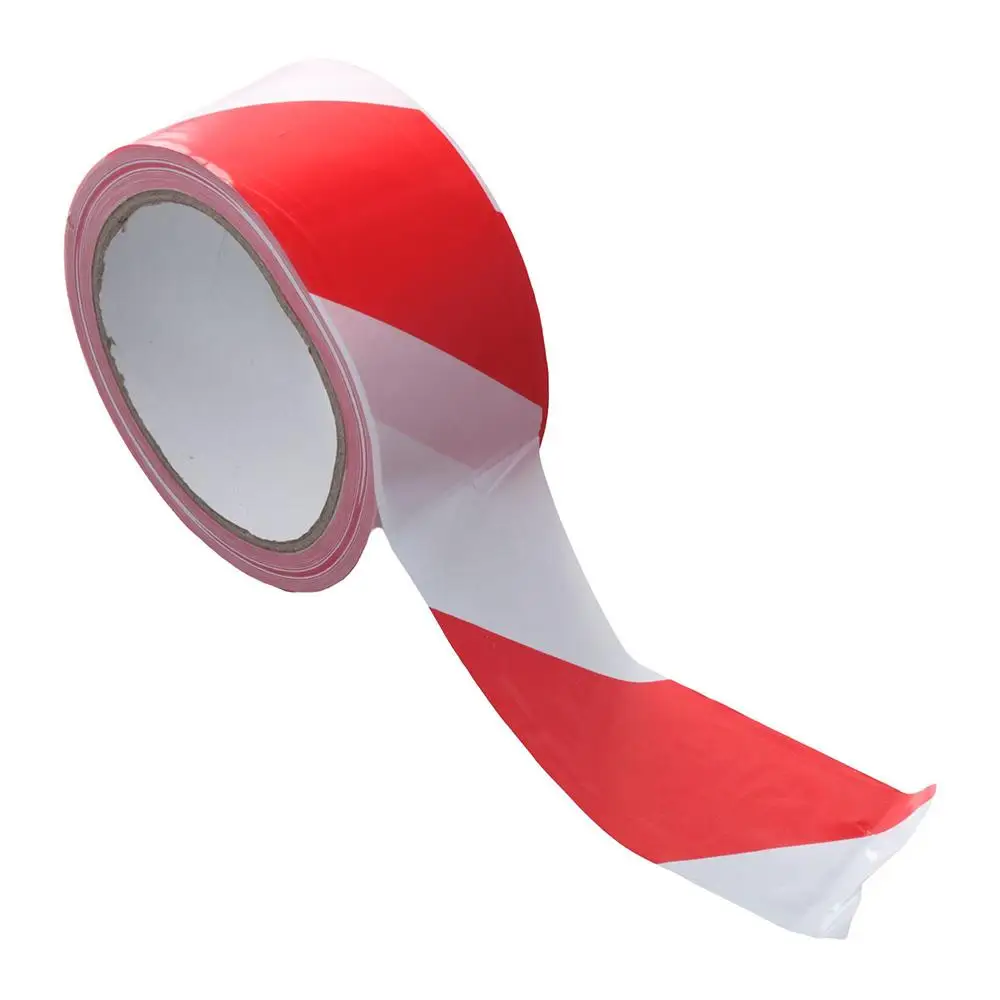High Visibility for Outdoor Construction Barrier Tape Red White Barricade Tape Caution Tape Non-Adhesive Safety Warning Tape