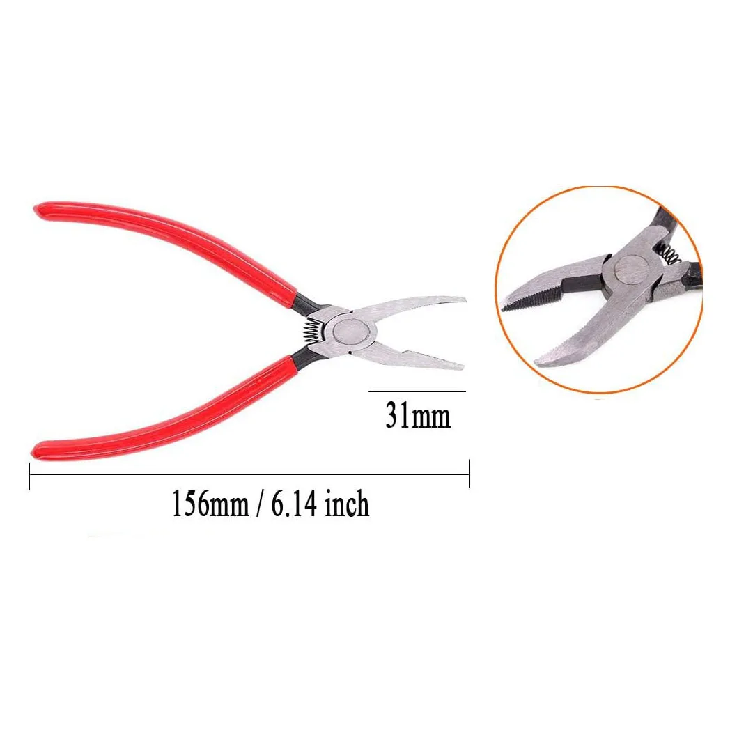 Alicates de 6 pulgadas para vidrio fino (con dientes)