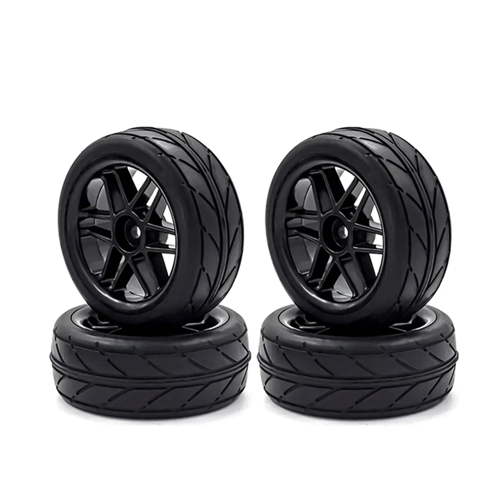 4pcs/set Durable Remote Control Drift Car Tires RC Wheels for 1/10 RC Car Modification Accessories