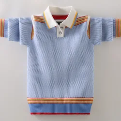 Winter Children's Clothing Boy's Clothes Pullover Knitting Sweater Kids Clothes Cotton Products Keep Warm Boy Sweater