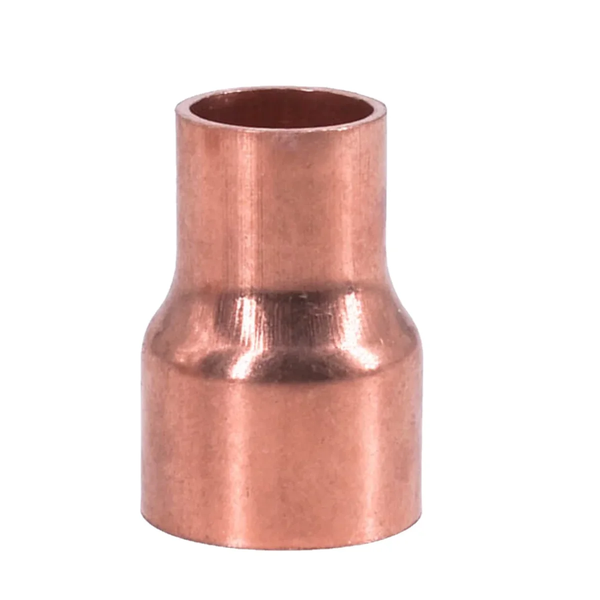 

42mm 45mm To 12.7 15 16 19 22 25.4 28.6mm ID 99.9% Copper End Feed Solder Reducer Reducing Fitting Coupler For Air Condition