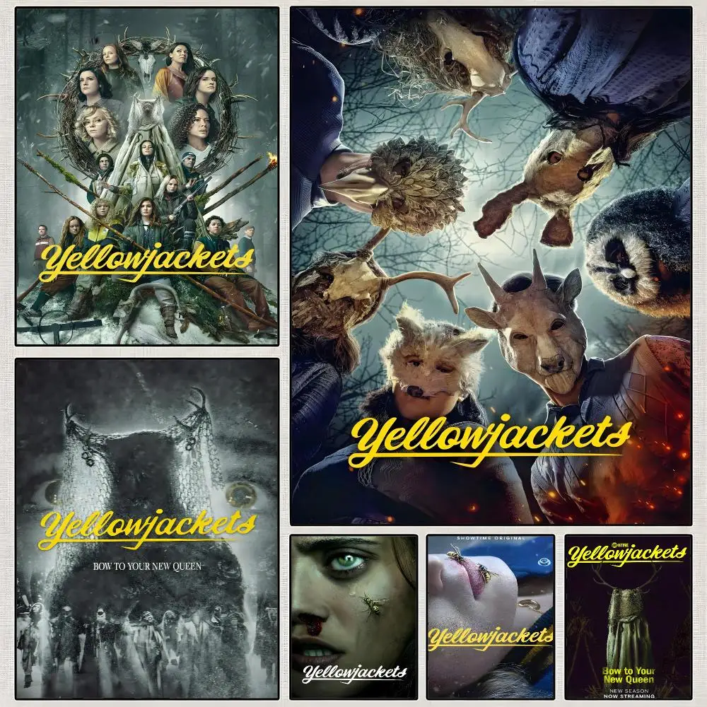 TV Yellowjackets Drama Thriller Showtime Poster PP Wall Art Print Removable Water-Resistant Home Decor ForBedroom Apartment Gift