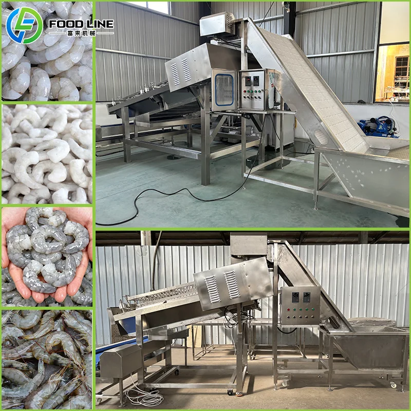 Fresh Shrimp Shelling and Deveining Machine Shrimp Shell Remover Shrimp Deveiner FL Customized