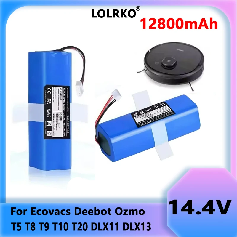 14.4V Replacement Battery For ECOVACS Deebot Ozmo 950 T8 T8+ T5Max T10 T9 X1 X2 Turbo pro omni DX96 DX93 Robot Vacuum Cleaner