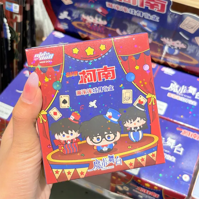 

В наличии Мини-кукла Детектив Конан Волшебная сценическая серия Подвеска Слепая коробка Тайная коробка Круглая пухлая фигурка Кукла Орнамент Детский подарок 8 см