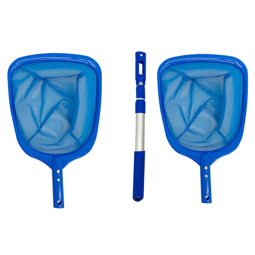 

Cleaning Salvage Mesh Swimming Pool Cleaner Skimmer Leaf Catcher Net with Rod for Swimming Cleaning Tools Hot tub filter