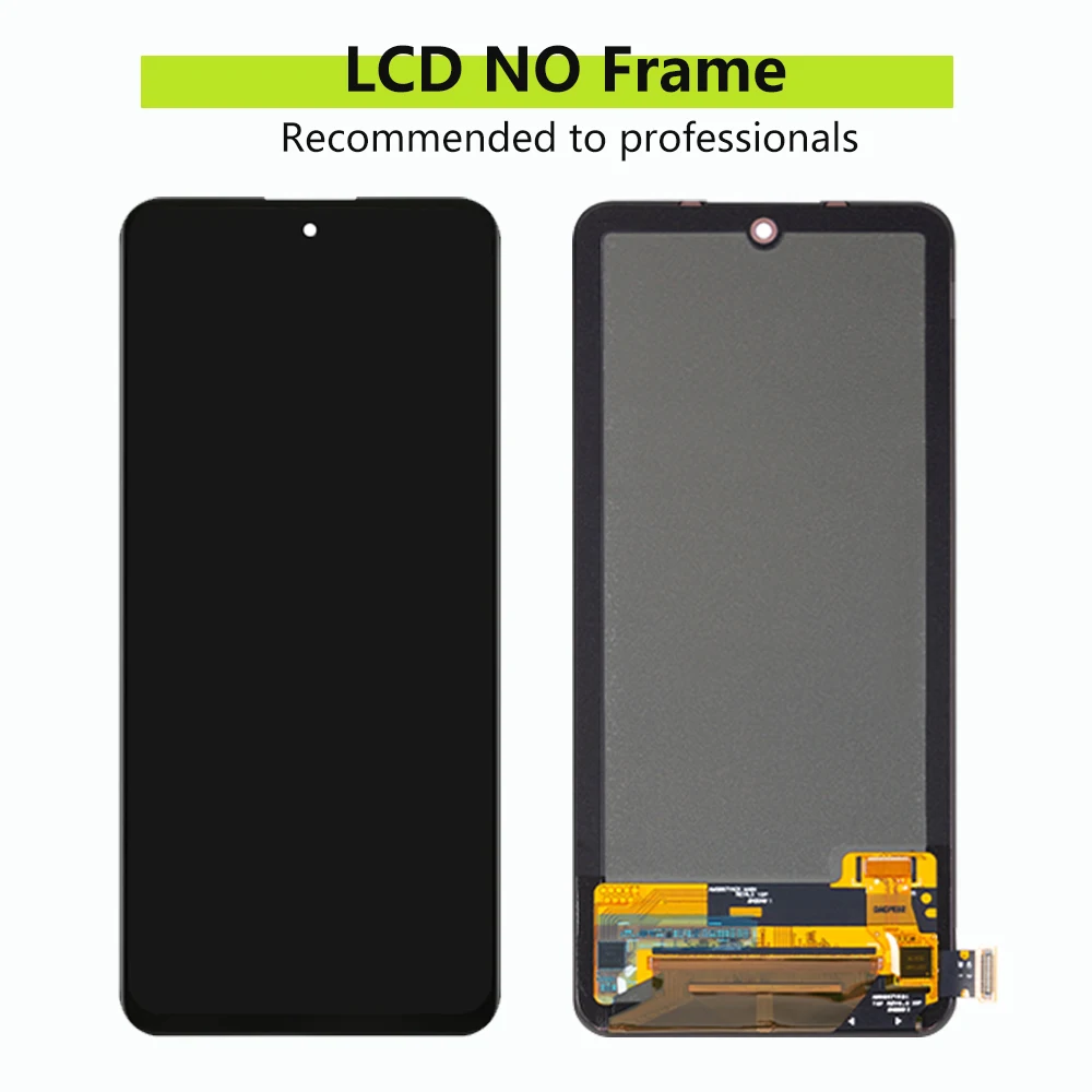 AMOLED per Xiaomi Redmi Note 10 Pro Display LCD Touch Screen digitale con sostituzione del telaio per Redmi Note 10 Pro M2101K6G