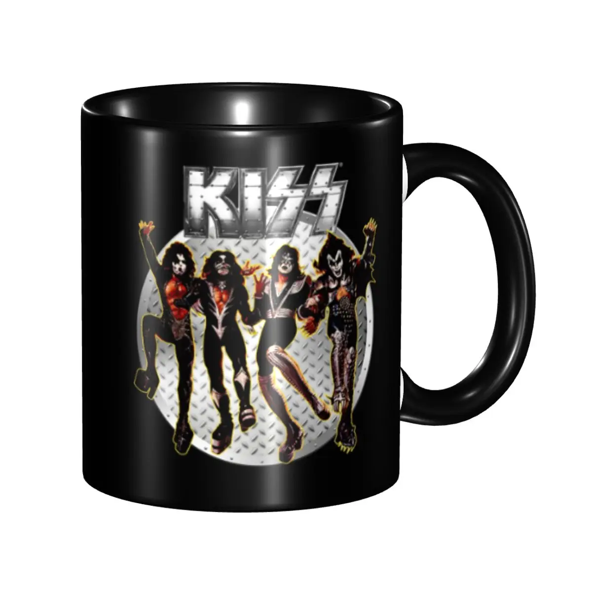 

Choir Rock Heavy Metal Band Kiss Coffee Mugs DIY Custom Ceramic Tea Milk Mug