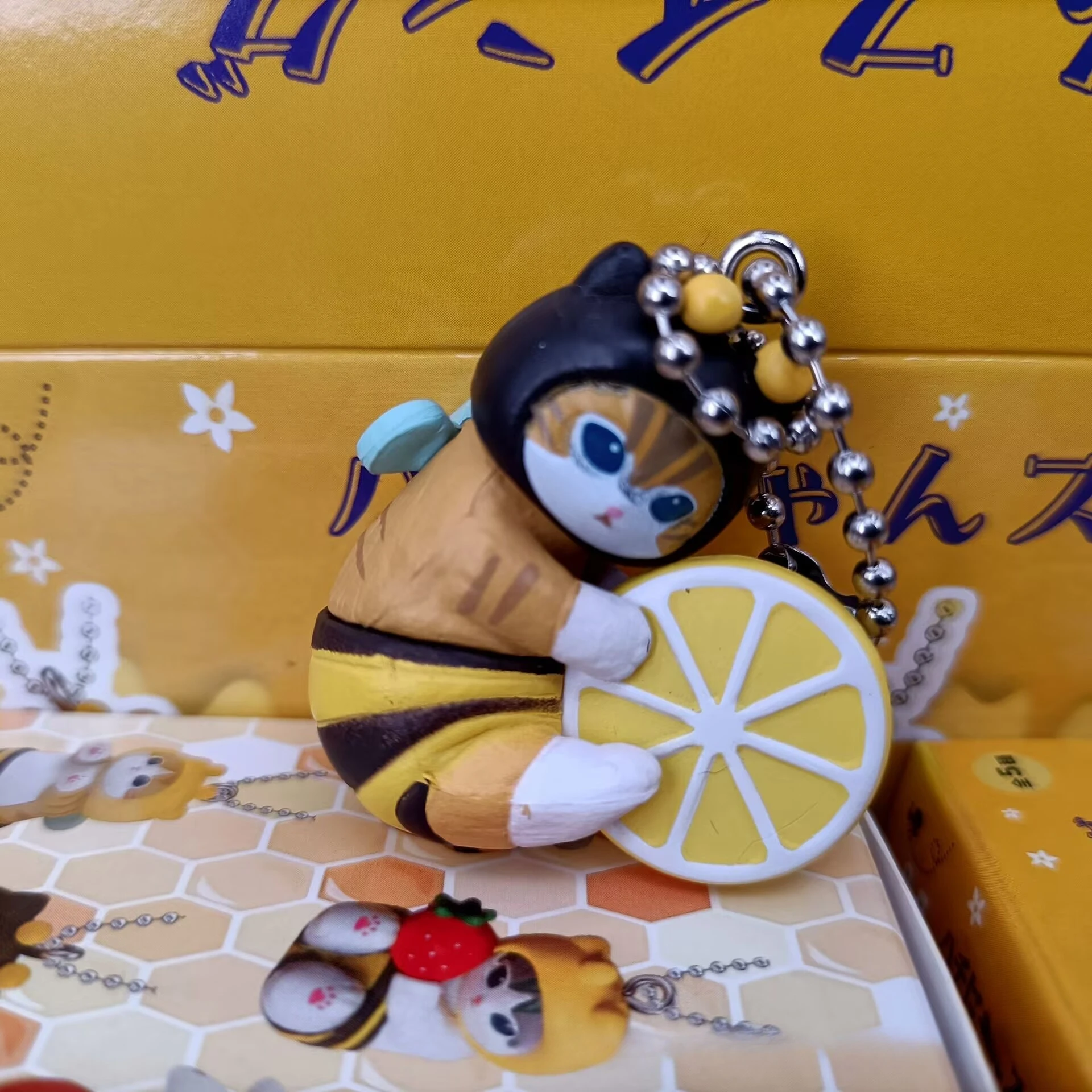 Vormige Mofusand Bee Blind Box Twisted Egg Bee Cat Anime Figuur Ornament Schattige pop Handgemaakt Model Decoratie Speelgoed Verjaardagscadeau