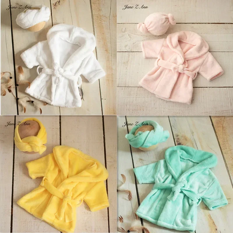 

Neonatal Children's Photography Bathrobe White Thickened Photography Pajama Baby Photography Photo Bathrobe Set Baby Bathrobe