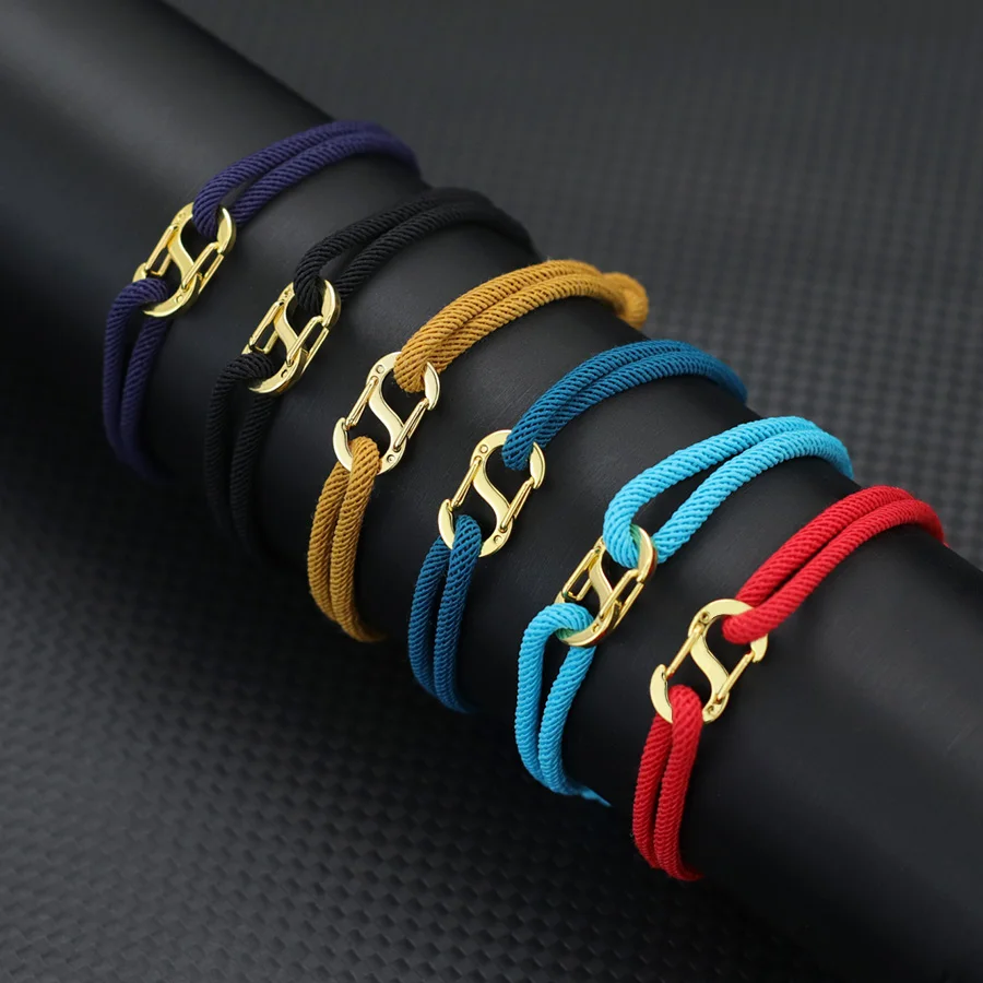Outdoor Survival Bracelet For Men Stainless Steel Clasp Camping Leisure Versatile Accessories Charm Braslet Pulseras Para Hombre