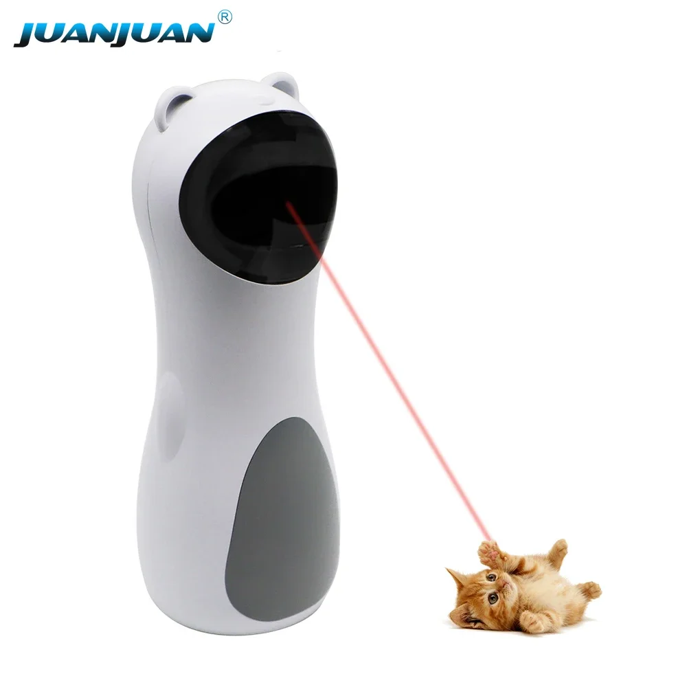 Motion Activated Cat Laser Toy Automatic Interactive Cat Toys for Indoor Kitten Dogs Puppy