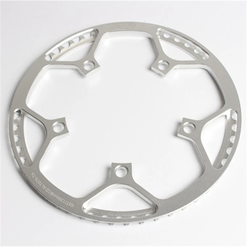 For Brompton Ultralight BCD 130mm 45/47/53/56/58T AL7075-T6 Alloy BMX Chainring With Guard Folding Bicycle Disc Bicycle Parts