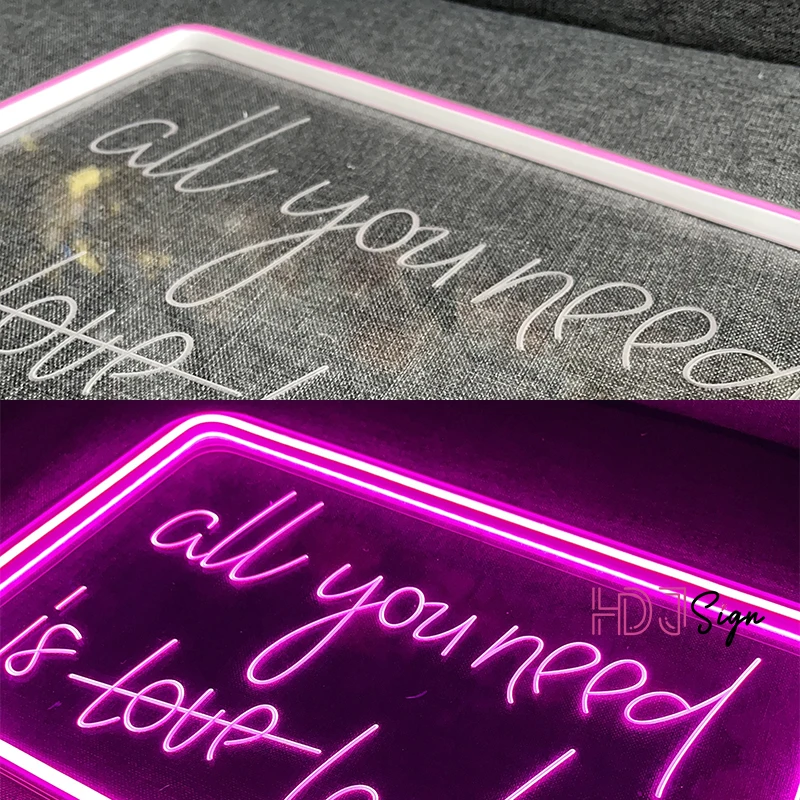 Beauty Salon Neon Sign Nails All you Need Is Lashes Led Neon Lights Sign Wall Decoration Lamps Indoor Store Home Room Decor