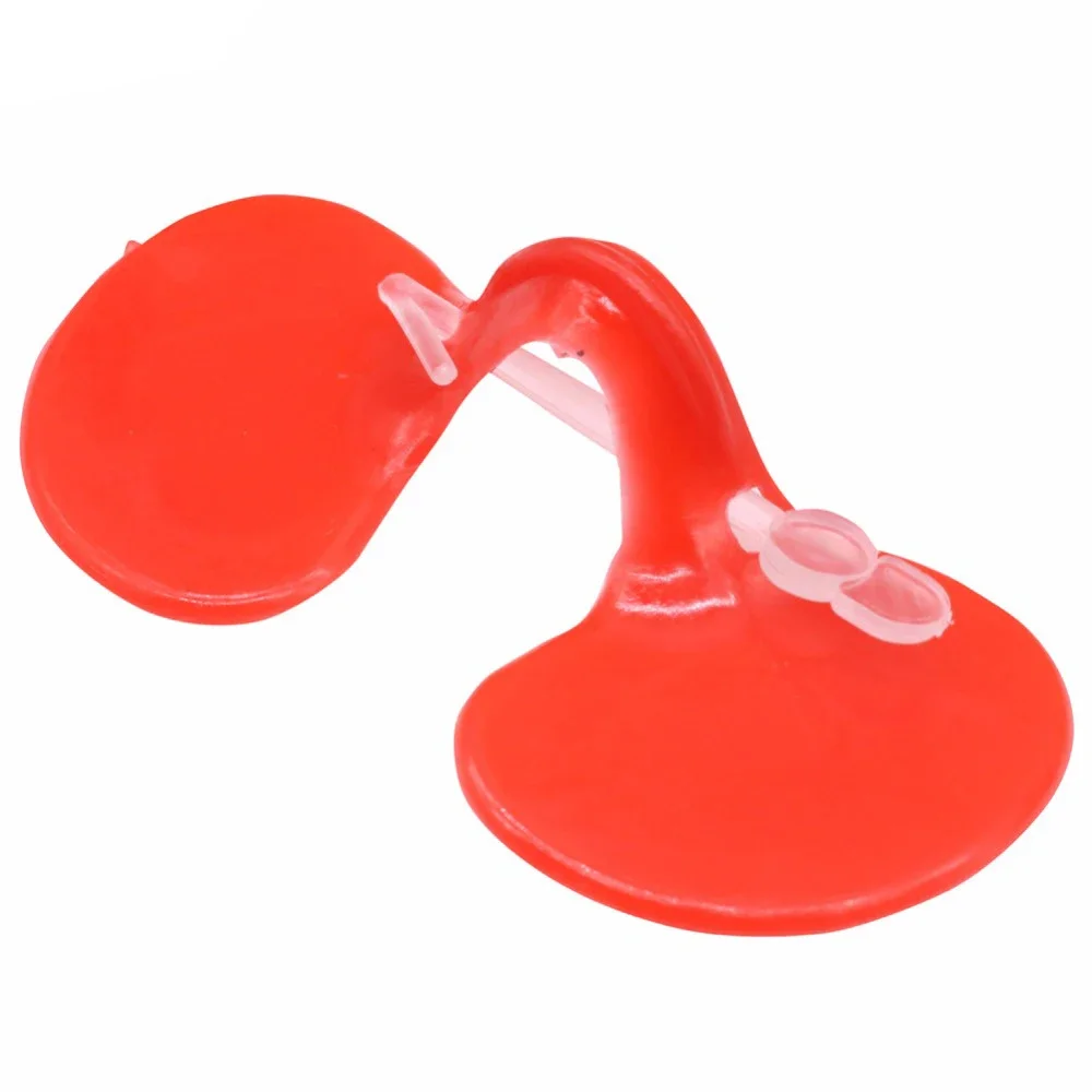 

20 Pcs Chicken Glasses Red Plastic Material No. Perforated Anti-pecking Chickens Chicken Supplies Equipment Goggles Rabbit bowl
