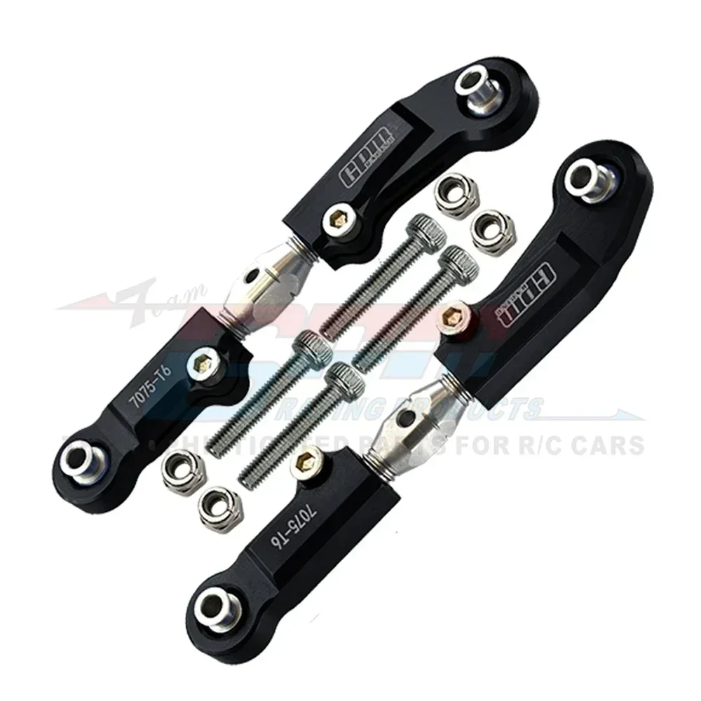 GPM Metal 7075 Alloy Front Steering Tie Rod AR330230 + AR340070 for ARRMA 1/7 FELONY INFRACTION LIMITLESS V2 1/8 TYPHON 6S BLX
