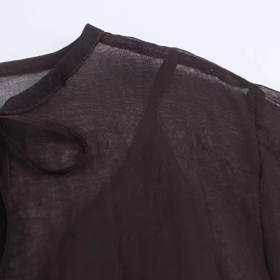 Losse taille ontwerp dames Dr herfst nieuwe Sle Wind ontwerp losse pasvorm taille cinched lange rok zes Sve casual polyester...