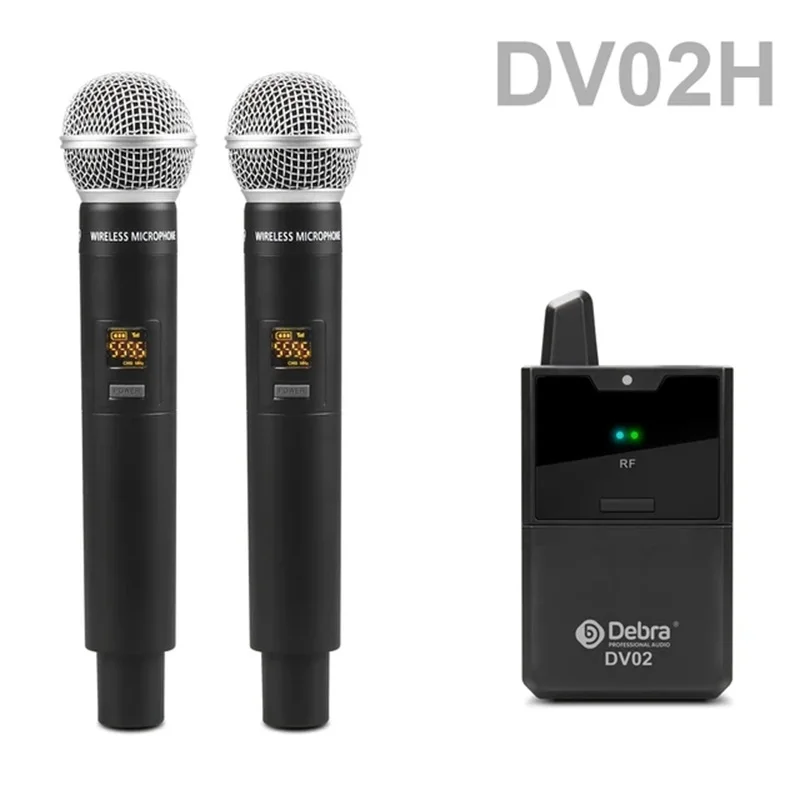 Debra Audio DV  Wireless Handheld with Monitor Function For Phones DSLR Cameras Live Recording Interview