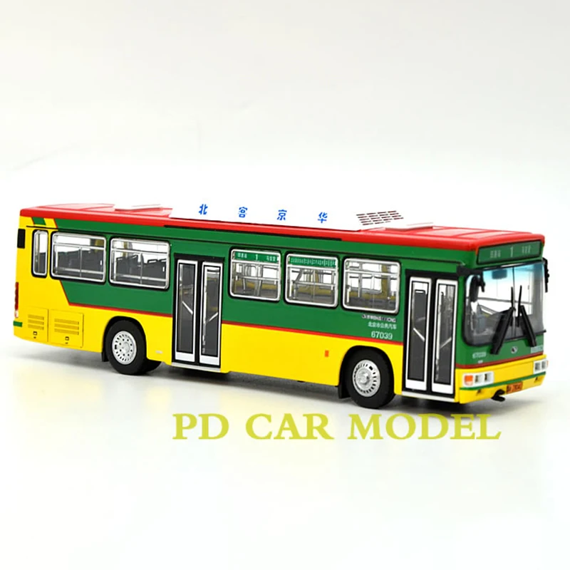 1:64 Scale Diecast Alloy Beijing Public Transportation BK61111CNG City Bus Toys Cars Model Classics Adult Gifts Souvenir Display