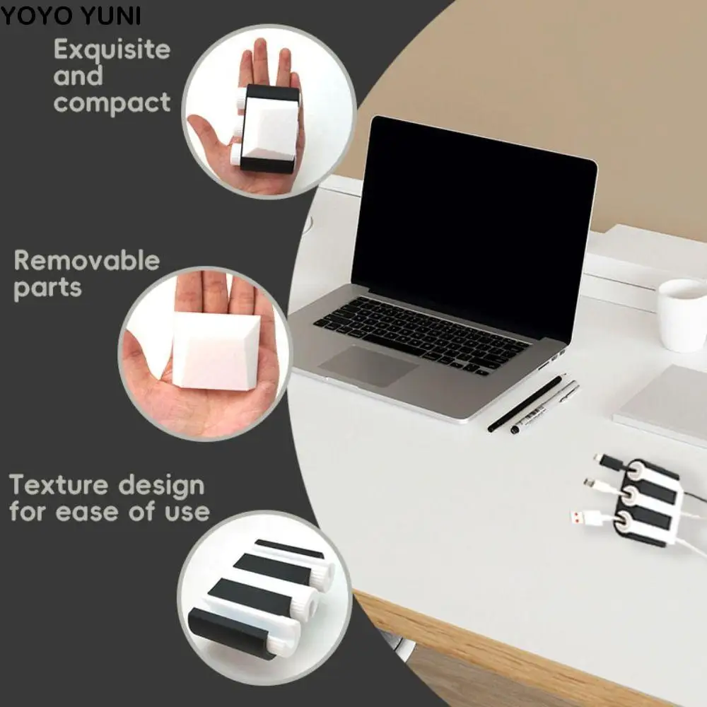 

Plastic Cable Management Holder Compact Storage Desktop Cable Organizer Organization Multifunctional Desktop Cable Manager