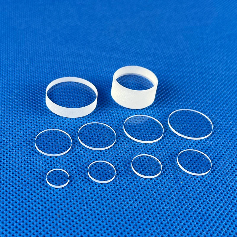 Diameter 5-15mm UV Optical Quartz Glass JGS2 Quartz Sheet High Temperature Resistant Glass Slide High Transmission Ultraviolet