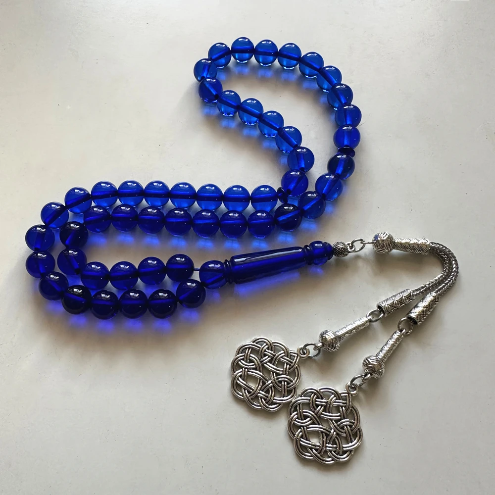 

New style lighter and darker blue color IA-MR409 custom tasbih islam muslim Tesbih prayer beads rosary misbaha tesbih sibha